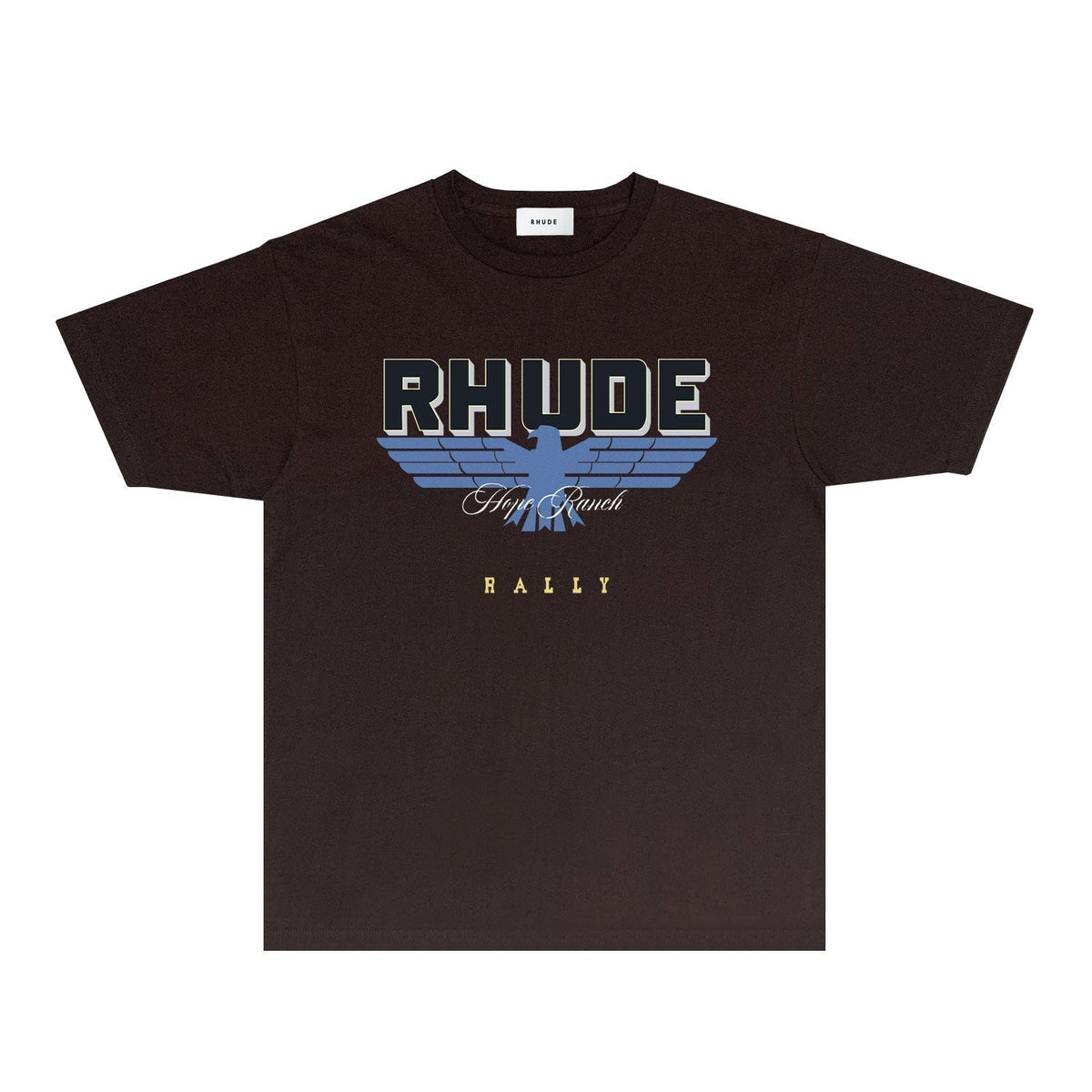 Rhude T-shirts Printed Trendy Pure Cotton
