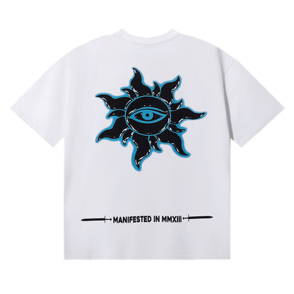 Godspeed T-shirts Skull Marines Printed Cotton Casual Short Sleeves Men and Women