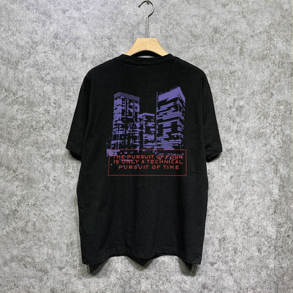 Gallery Dept T Shirt Retro Printed Loose Short-Sleeved Shirt