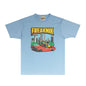 Gallery Dept T Shirt Retro Printed Loose Short-Sleeved Shirt