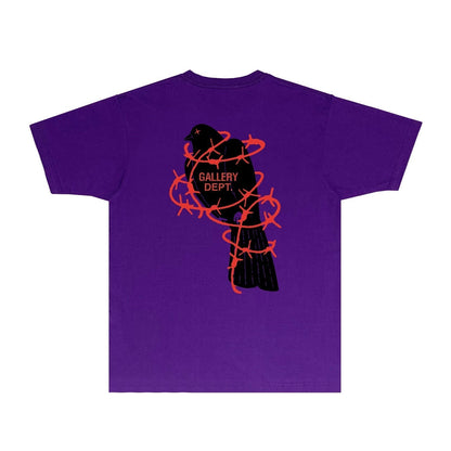 Gallery Dept T Shirt Retro Printed Loose Short-Sleeved Shirt (part2)