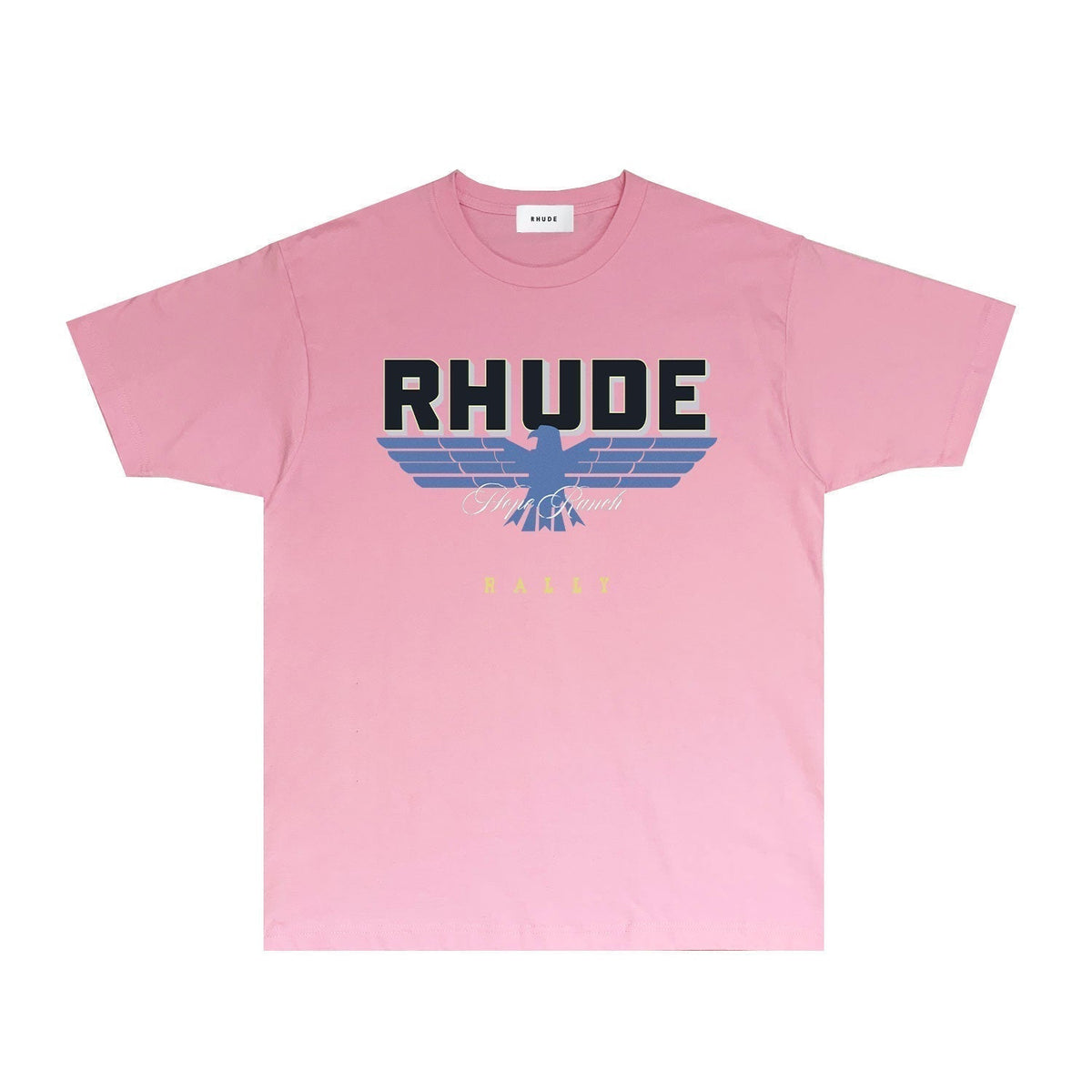 Rhude T-shirts Printed Trendy Pure Cotton