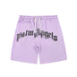 Palm Angle Shorts Palm Angels Letter Printed Casual Shorts Men's and Women's High Street Sports