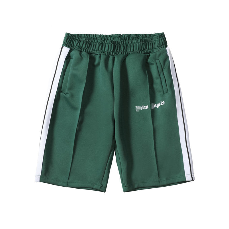 Palm Angels Shorts Angel Casual Shorts Men and Women Sports Fifth Pants