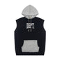 Gallery Dept Hoodie Letter Sleeveless Hooded Sweater