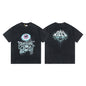 Gallery Dept T-Shirt Letter Pattern Washed Old Short Sleeve T-Shirt