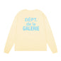 Gallery Dept Long Sleeve Shirt Alphabet Slogan Pocket Long Sleeve T-Shirt Bottom Shirt
