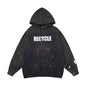 Gallery Dept Hoodie Loose Casual Distressed Hoodie