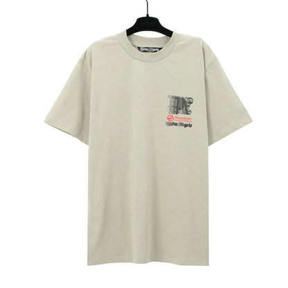 Palm Angels T-shirt singing joint alphabet short-sleeved T-shirt