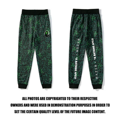 Bathing Ape Pant Spring and Autumn Casual Trousers Men's Street Sweatpants