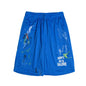 Gallery Dept Men Shorts European and American Street Trendy Gallery Dept Summer New Web Pants Splash Paint Leisure Sports Five-Point Beach Shorts Straight