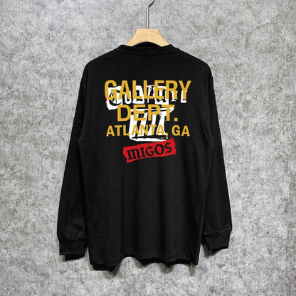Gallery Dept Long Sleeved Shirt Fashion Brand Long Sleeve Long-Sleeved T-shirt Blouse