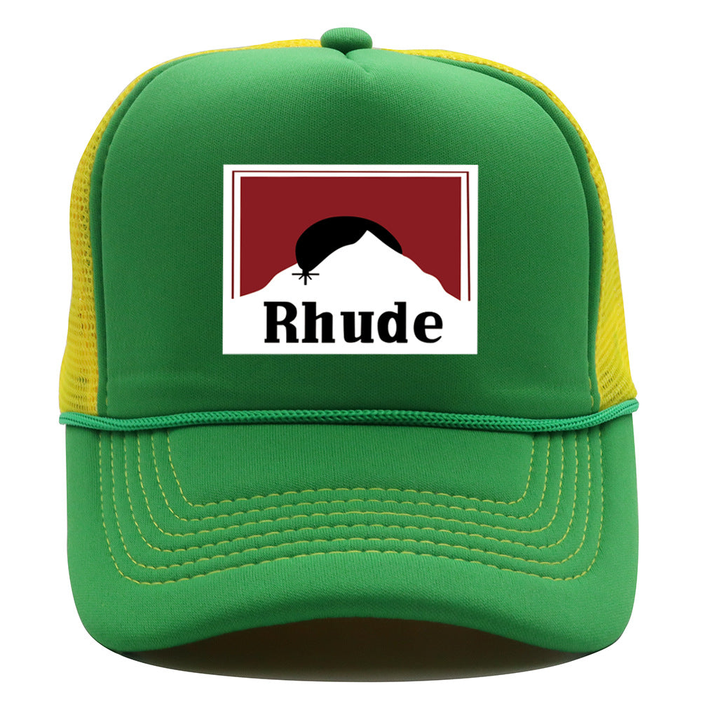 Rhude Hat Vintage Breathable Shade Baseball Cap
