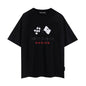 Palm Angels T-shirt Racing Flag Letter Print Short Sleeve T-shirt