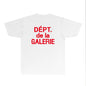 Gallery Dept T Shirts European And American Tee Shirt Short Sleeve T-Shirt Blouse
