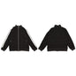 Palm Angle Sweatshirt Palm Angels Striped Stand Collar Jacket for Men and Women Couple Loose Sports Jacket