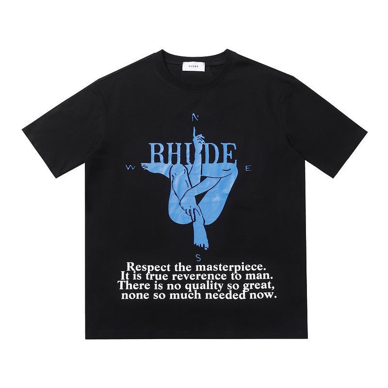Rhude T-shirt Leopard Print Short Sleeve T-shirt