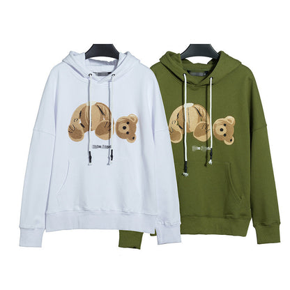 Palm Angle Sweatshirt Palm Angels Embroidered Hoodie Male and Female Couple BF Loose