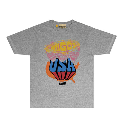 Gallery Dept T Shirts European And American Tee Shirt Short Sleeve T-Shirt Blouse