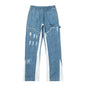Gallery Dept Jeans Hand Painted Ink Splicing Contrasting Jeans