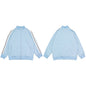 Palm Angle Sweatshirt Palm Angels Striped Stand Collar Jacket for Men and Women Couple Loose Sports Jacket