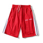Palm Angels Shorts Striped Men's and Women's Sports Casual Shorts Loose Knee Length Pants
