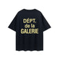 Gallery Dept T-shitrs Vintage Printed Summer plus Size Men and Women Short Sleeve