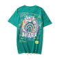 Bathing Ape T-Shirt Cartoon Round Neck Summer Printed Large Size Short Sleeve Casual