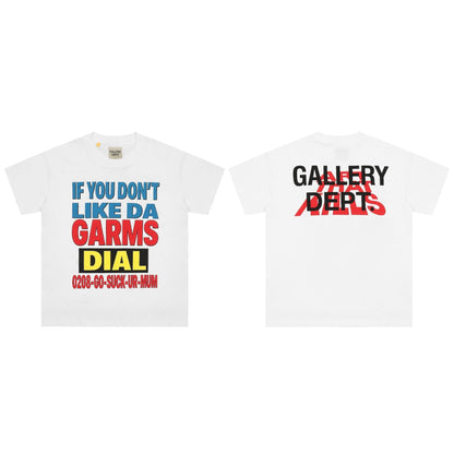 Gallery Dept T Shirts Printed plus Size Men and Women Loose T-shirt