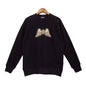 Palm Angle Sweatshirt Palm Angels Embroidered Crew Neck Long-Sleeved Sweater for Men and Women