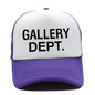 GALLERY DEPT Hat printed alphabet baseball cap casual sunshade cap GALLERY DEPT