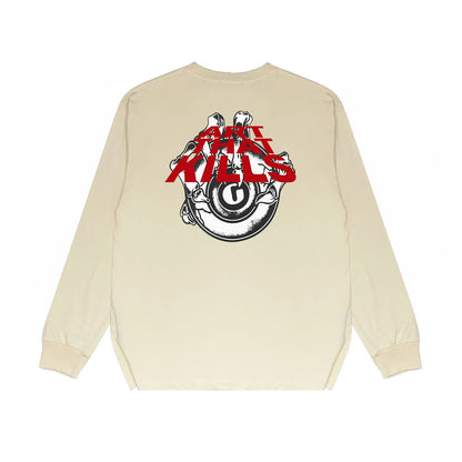 Gallery Dept Long Sleeved Shirt Fashion Brand Long Sleeve Long-Sleeved T-shirt Blouse