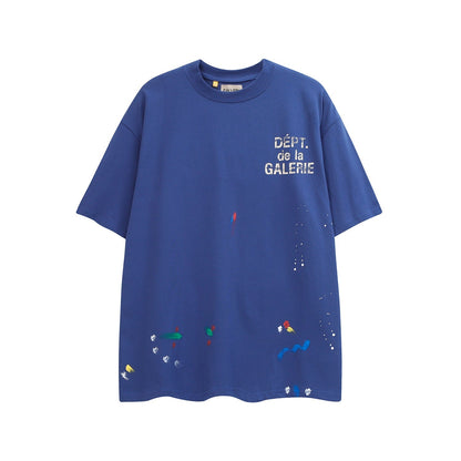 Gallery Dept T Shirts Spring and Summer Short Sleeve Loose Half Sleeve