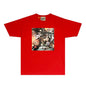 Gallery Dept T Shirt Retro Printed Loose Short-Sleeved Shirt