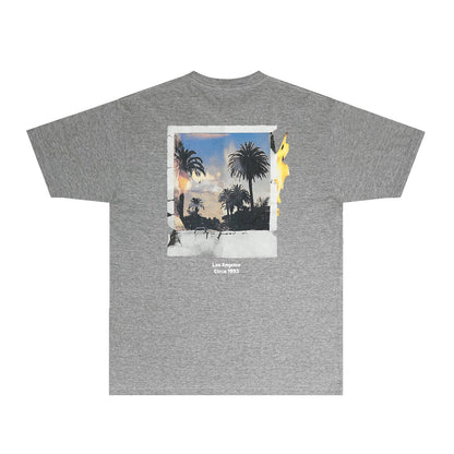 Gallery Dept T Shirt Retro Printed Loose Short-Sleeved Shirt