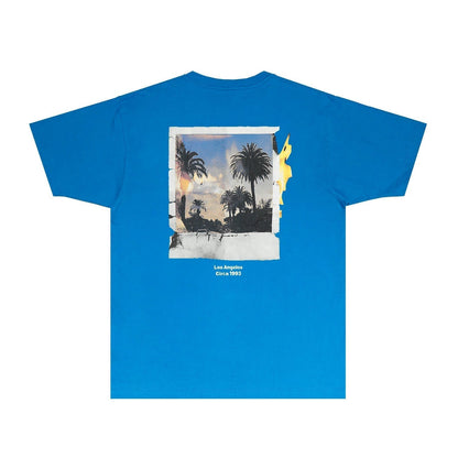 Gallery Dept T Shirt Retro Printed Loose Short-Sleeved Shirt