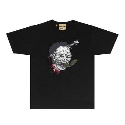 Gallery Dept T Shirt Retro Printed Loose Short-Sleeved Shirt