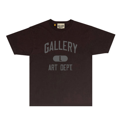 Gallery Dept T Shirt Retro Printed Loose Short-Sleeved Shirt (part2)