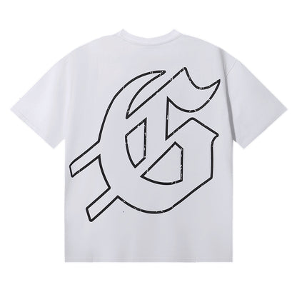 Godspeed T-shirts Skateboard Skull Junior Print Cotton Casual Short Sleeve Men and Women