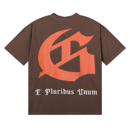Godspeed T-shirts Road Supercar Printed Cotton Casual Short Sleeve Men and Women