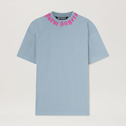 Palm Angels T-shirt Scarf Print Short Sleeve T-shirt