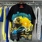 Godspeed T-shirts Racing Sunset Print Cotton Crew Neck Short Sleeve Men and Women